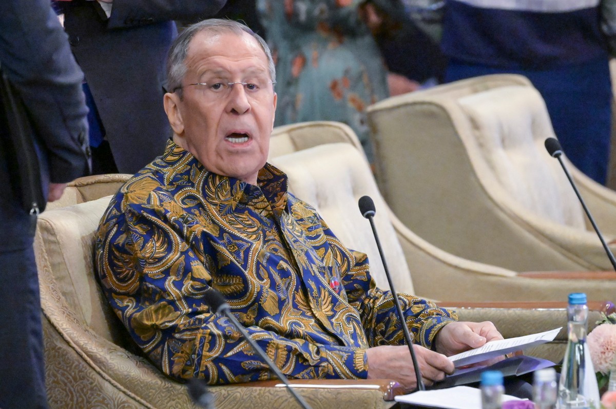 Siergiej Ławrow podczas szczytu ASEAN