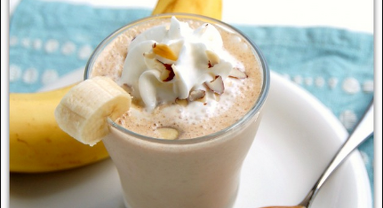 Peanut butter banana smoothie