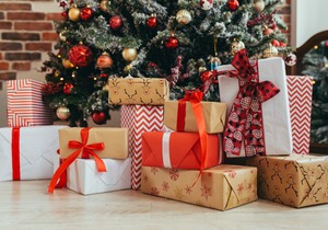 Novogodišnji paketići, ilustracija