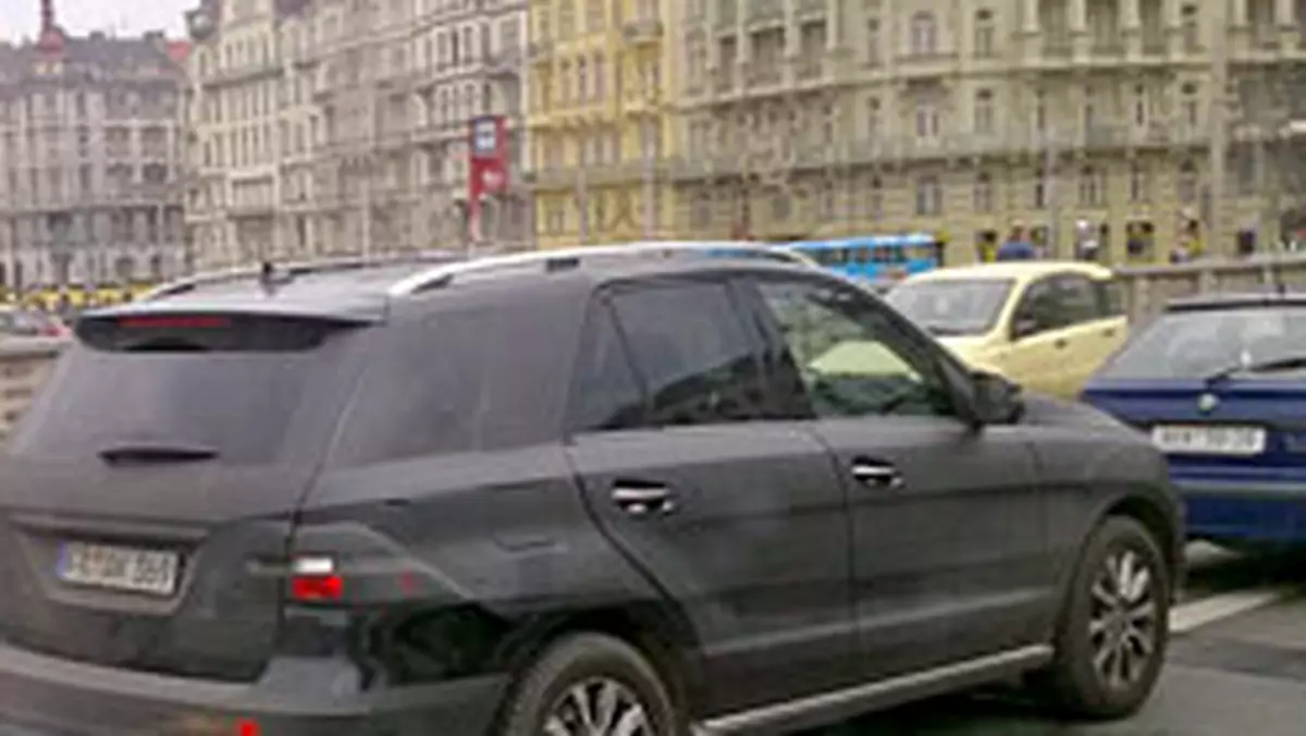 Mercedes-Benz ML W 166 przyłapany w Pradze