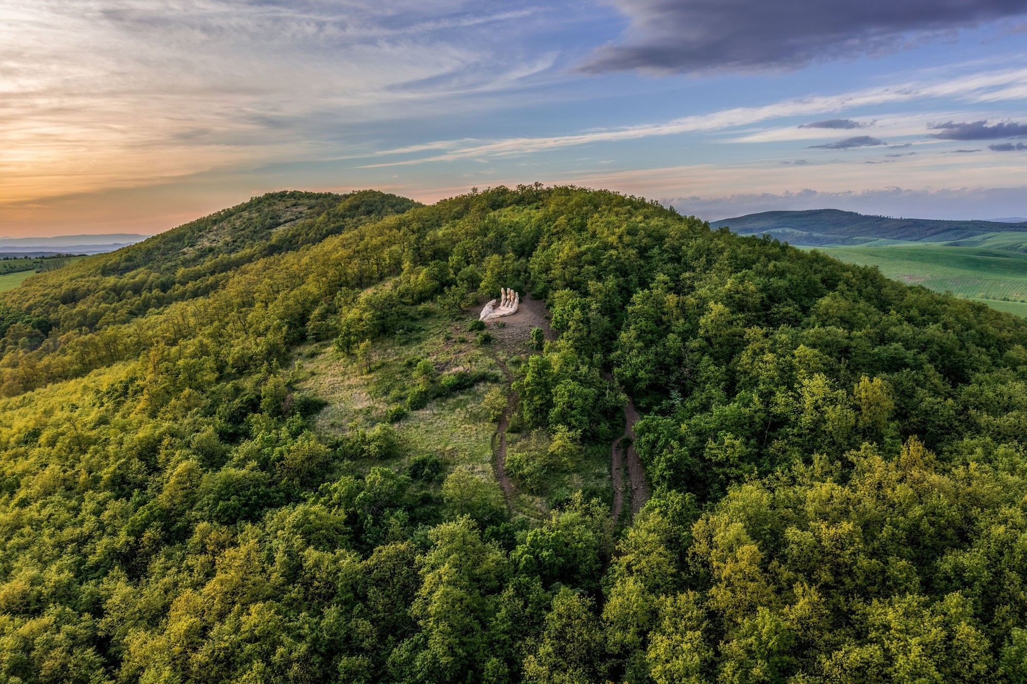 Obrovská vyhliadka s názvom "Božia ruka"