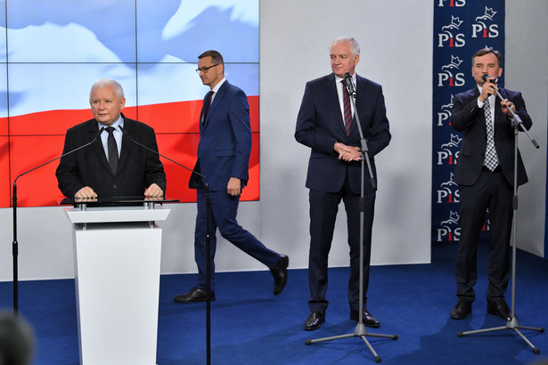 Mateusz Morawiecki, Jarosław Kaczyński, Zbigniew Ziobro, Jarosław Gowin