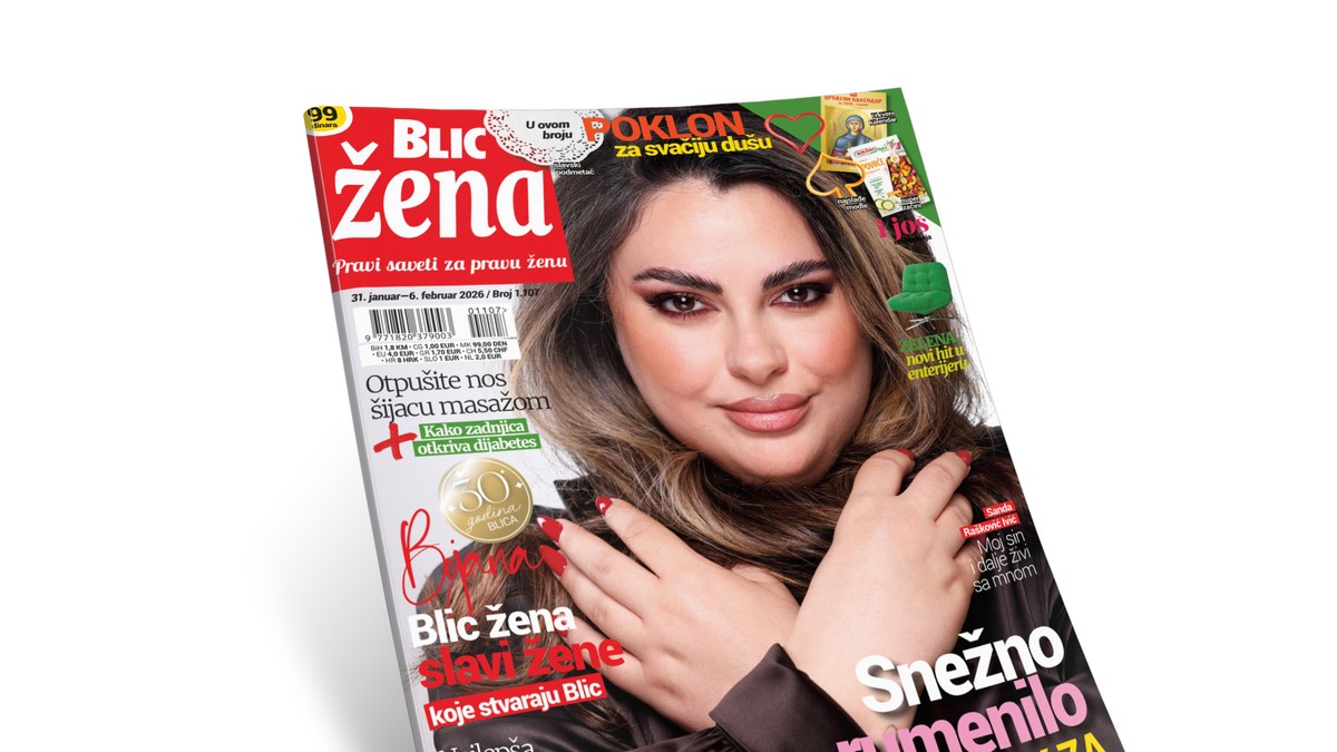 Novi broj „Blic žene“ magazina koji verno čitate i volite u prodaji je od subote 31. januara. 