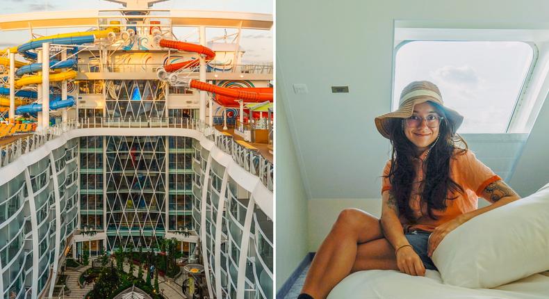 The author spent seven nights onboard Wonder of the Seas, the largest cruise ship.Joey Hadden/Insider