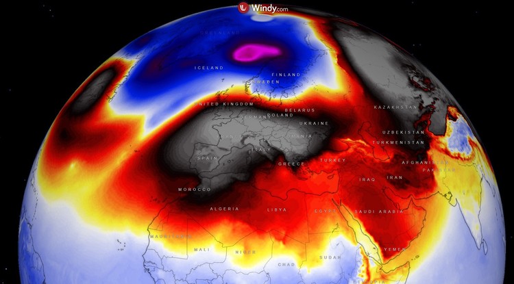 Masszív hőkupola alakul ki Európa felett, búcsút inthetünk a fehér karácsonynak