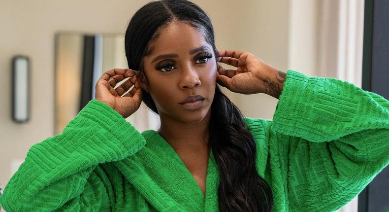 Tiwa Savage shares some secrets with Vogue [Instagram/Tiwasavage]