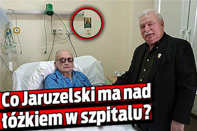 Co Jaruzelski ma nad łóżkiem w szpitalu?