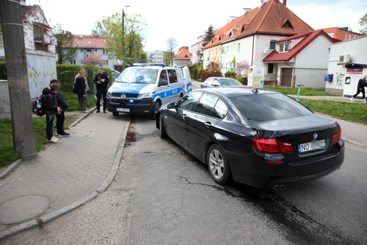Pijana 46-latka z BMW ujęta na ul. Wrocławskiej w Olsztynie [ZDJĘCIA]
