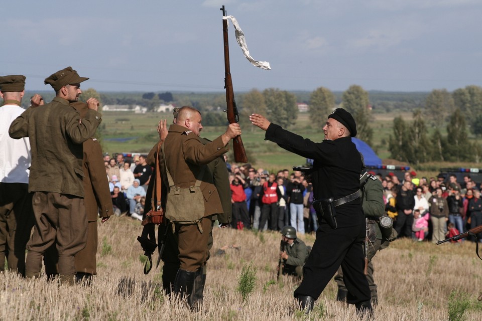 STRĘKOWA GÓRA 70 ROCZNICA BITWY POD WIZNĄ INSCENIZACJA