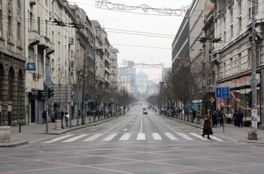 Kroz Kralja Milana samo peške