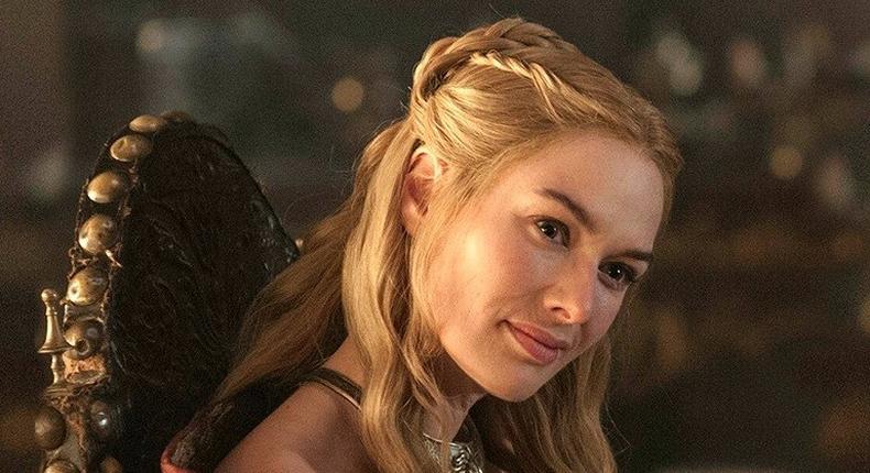 Lena Headey as Cersei Lannister.