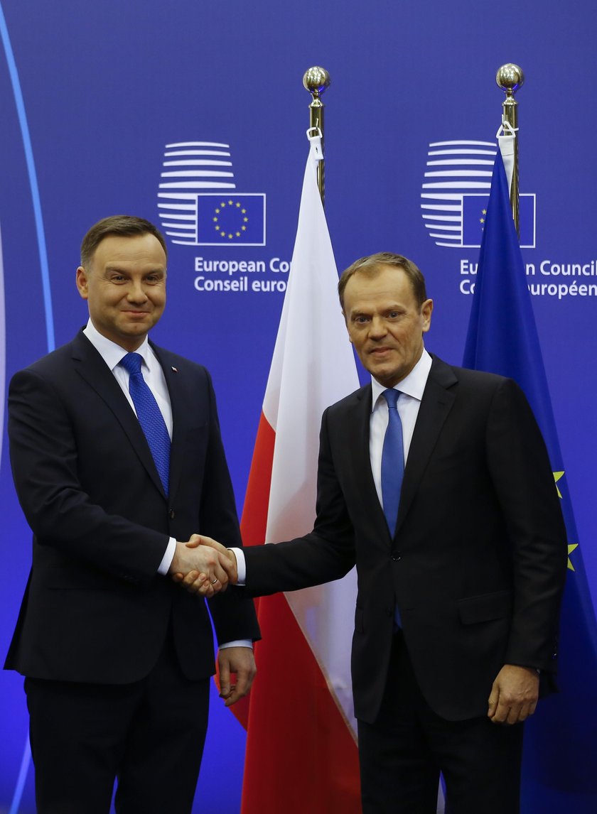 Andrzej Duda i Donald Tusk