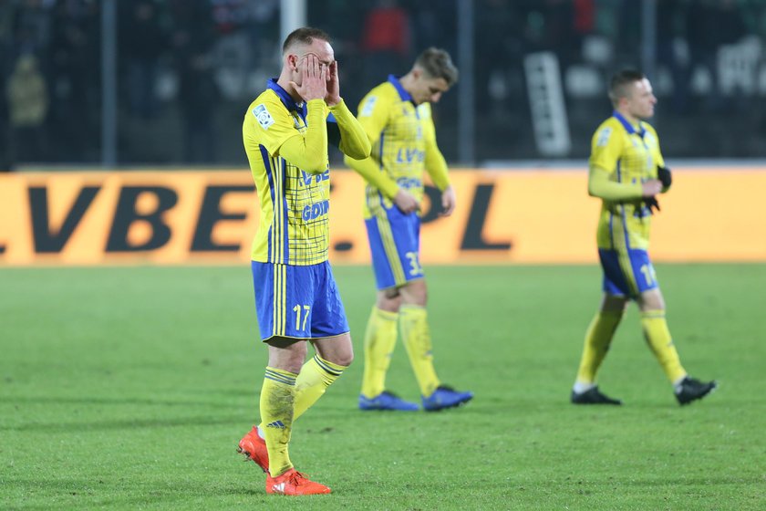 Pilka nozna. Ekstraklasa. Zaglebie Sosnowiec - Arka Gdynia. 16.02.2019