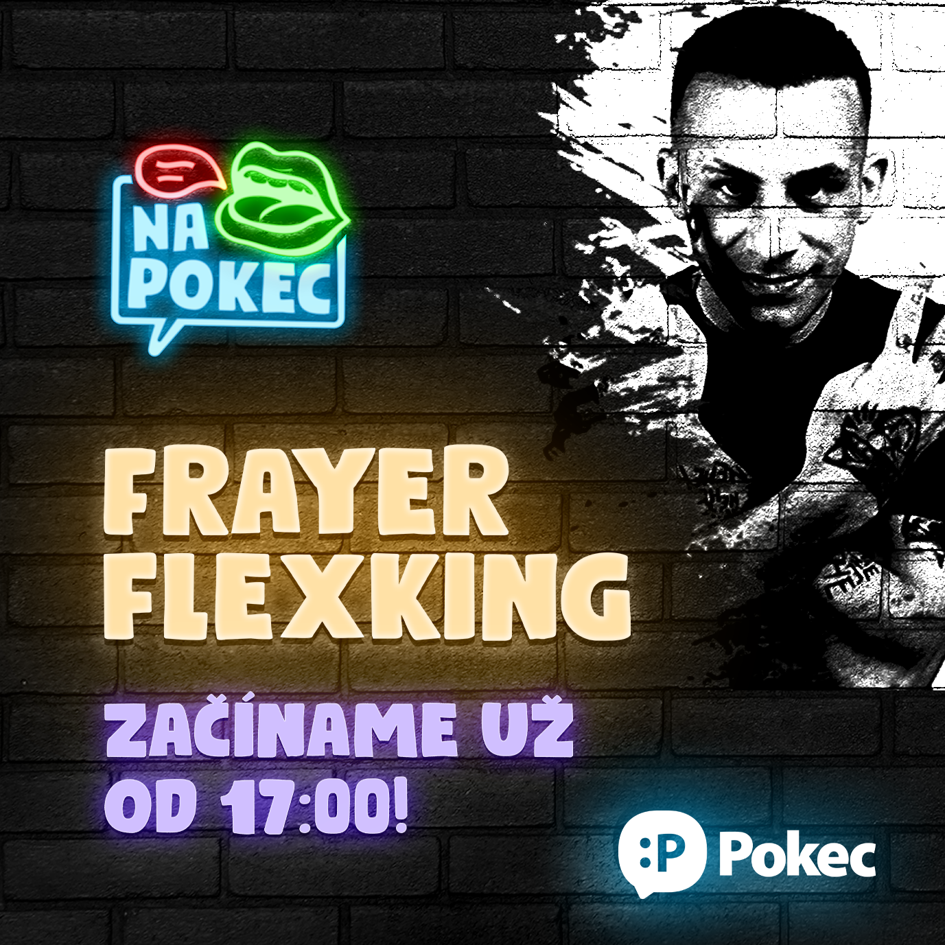 Vo štvrtok 26. mája môžete na Pokeci chatovať s Frayerom Flexkingom.