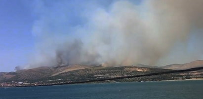 Pożar w Chorwacji. Przerażające zdjęcia i nagrania z okolic miejscowości Trogir
