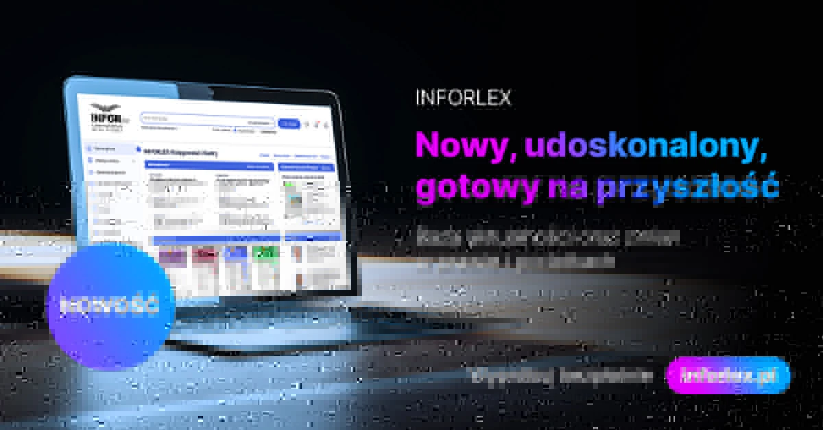  To już dziś Premiera nowego INFORLEX