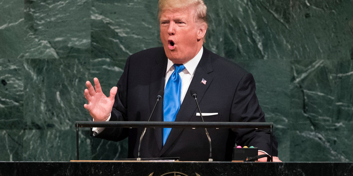 Reaction to Trump's bombastic UN speech was split along partisan lines