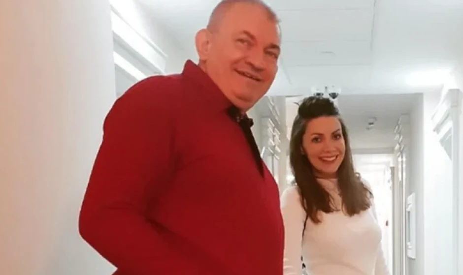 Jelena Simić sa mužem