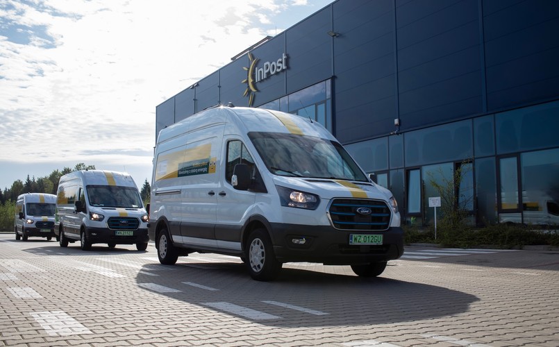 Ford E-Transit we flocie InPost