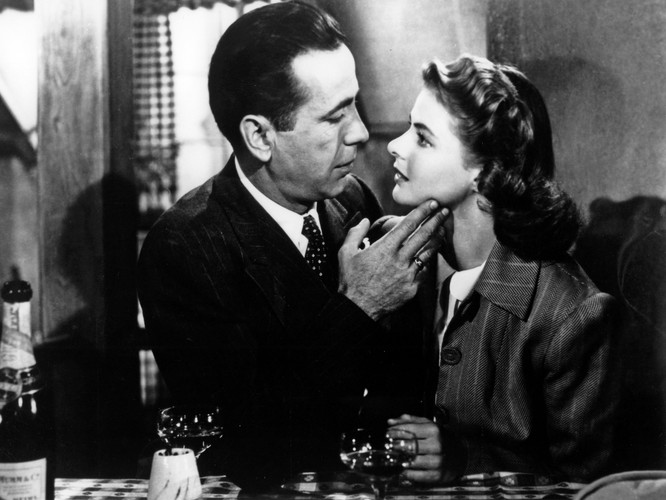 Ingrid Bergman i Humphrey Bogart w 'Casablance'