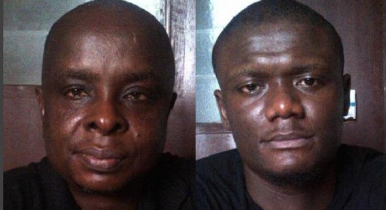 The two drug traffickers, King Sunday and Cajetan Chinedu