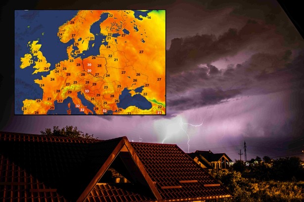 Ekstremalna pogoda powraca. IMGW wydaje alerty. Nad Polskę nadciągają upały i gwałtowne burze
