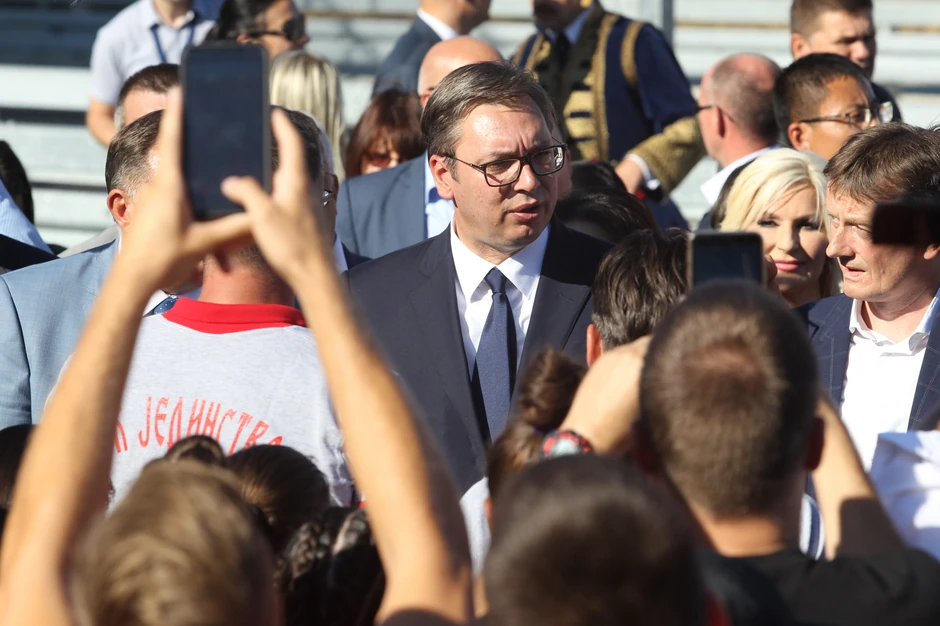 Autuput Miloš Veliki, otvaranje Aleksandar Vučić