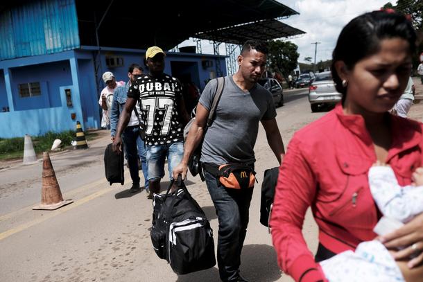 The Wider Image: Venezuelan migrants pose humanitarian problem in Brazil