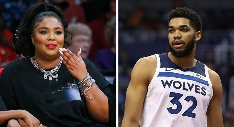 lizzo karl anthony towns