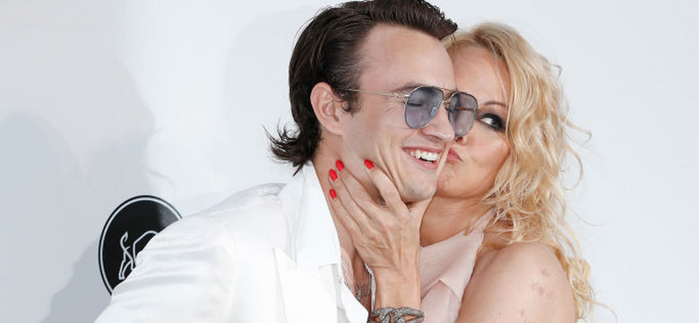 Pamela Anderson z synem w Cannes