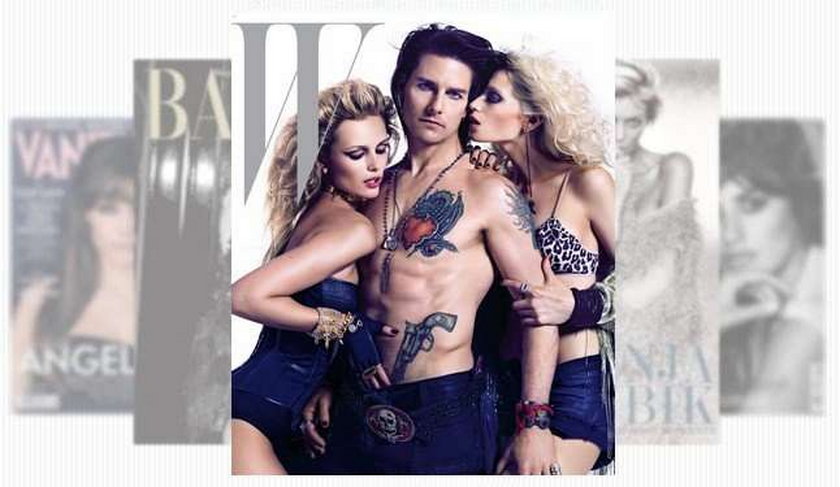 Tom Cruise W Magazine 2012 retusz