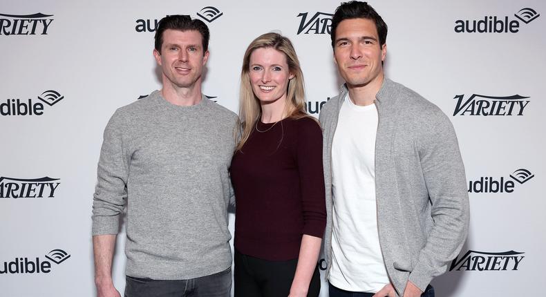 (L-R) Matthew, Alexandra, and Will Reeve.John Salangsang/Getty