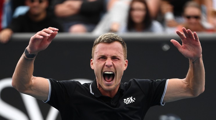 A magyar teniszező két év után újra a tizenhat közé jutott az ausztrál nemzetközi bajnokságon / Fotó: GettyImages