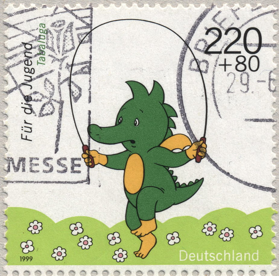 Tabaluga na znaczku pocztowym