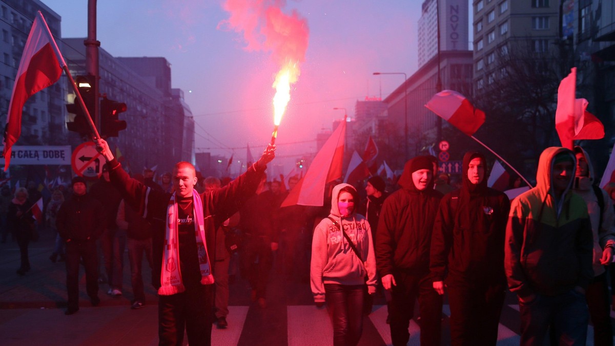 Demonstration at Polish National Independence Day