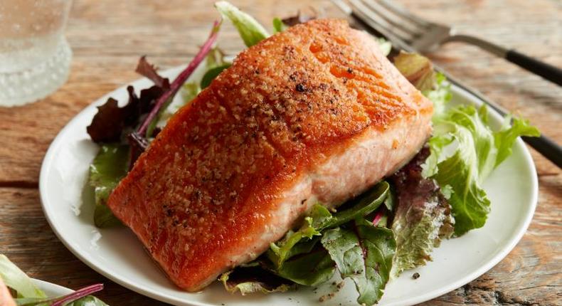 Pan-fried Salmon