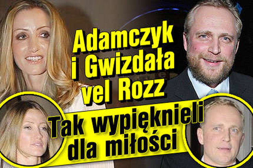 Adamczyk i jego żona: Wypięknieli w imię miłości 