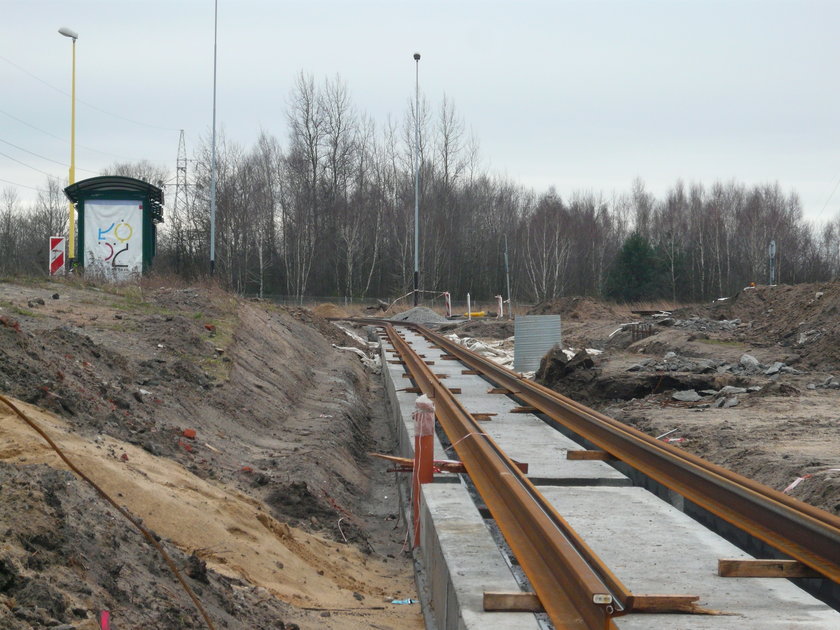 budowa linii tramwajowej na Janowie