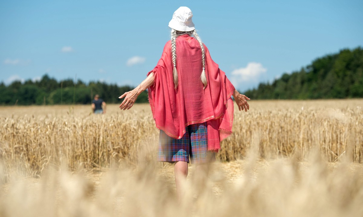 Tajemniczy krąg w polu zboża w gminie Alling w Bawarii