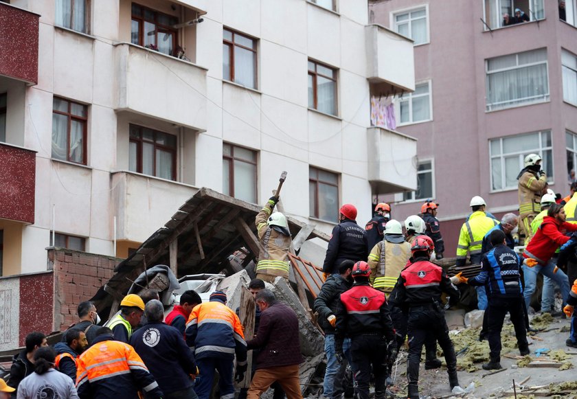 Eksplozja i zawalenie budynku