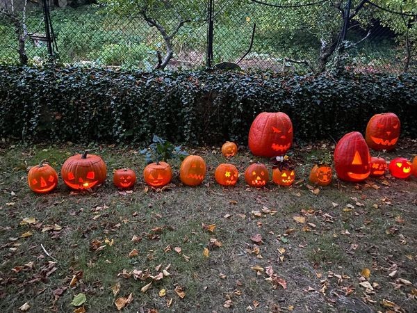 Kňaz zničil halloweensku výzdobu.