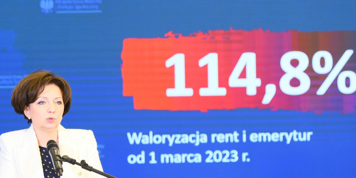 Minister rodziny i polityki społecznej Marlena Maląg