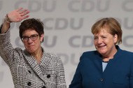 Annegret Kramp-Karrenbauer, Angela Merkel