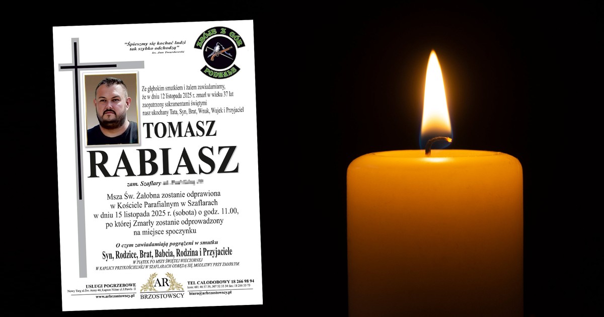 Był "bohaterem na motocyklu". Podhale żegna młodego strażaka. "Do końca nie przyznawał się..."