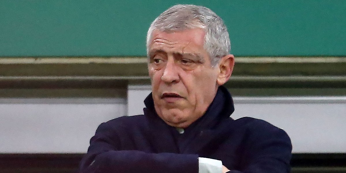 Fernando Santos wybrał się na mecz w Gdańsku