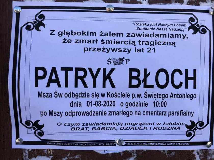 Patryk odprowadził ciężarną ukochaną i przepadł