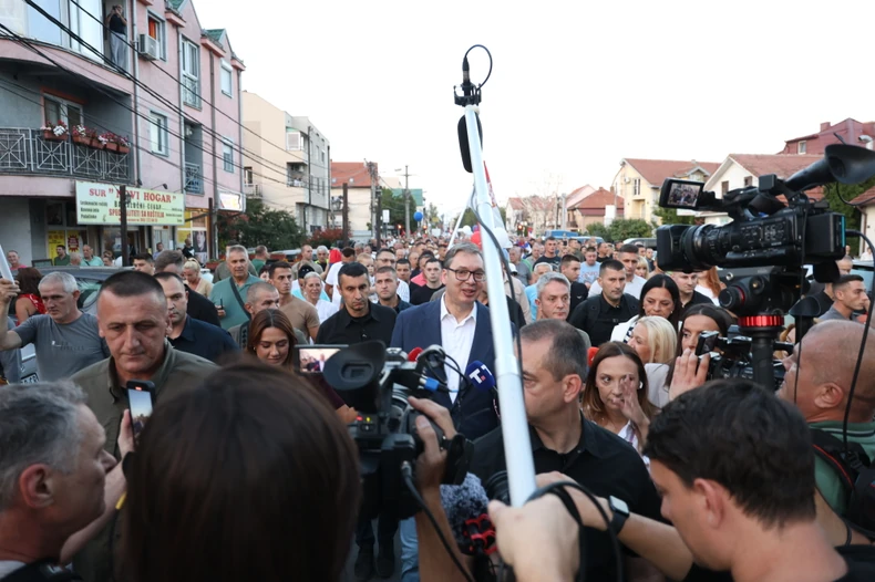 Skup građana protiv blokada u Borči