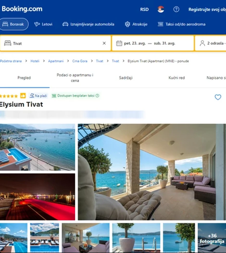 Vila Dušana Mandića u Crnoj Gori