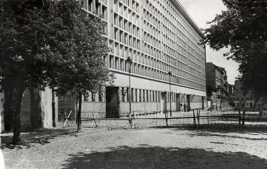 Fasada od strony ul. Ogrodowej, rok 1941