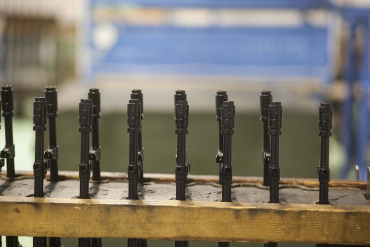 W obecnym kształcie Fabryka Broni 'Łucznik' w Radomiu powstała w 2000 r. Jednak jej historia sięga 1925 r. <br><br>(cat) PAP/Michał Walczak